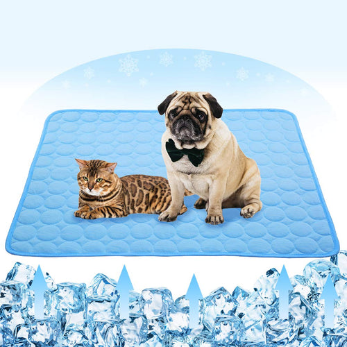 ChillSilk Cooling Mat – Ice-Silk Summer Pad for Dogs & Cats