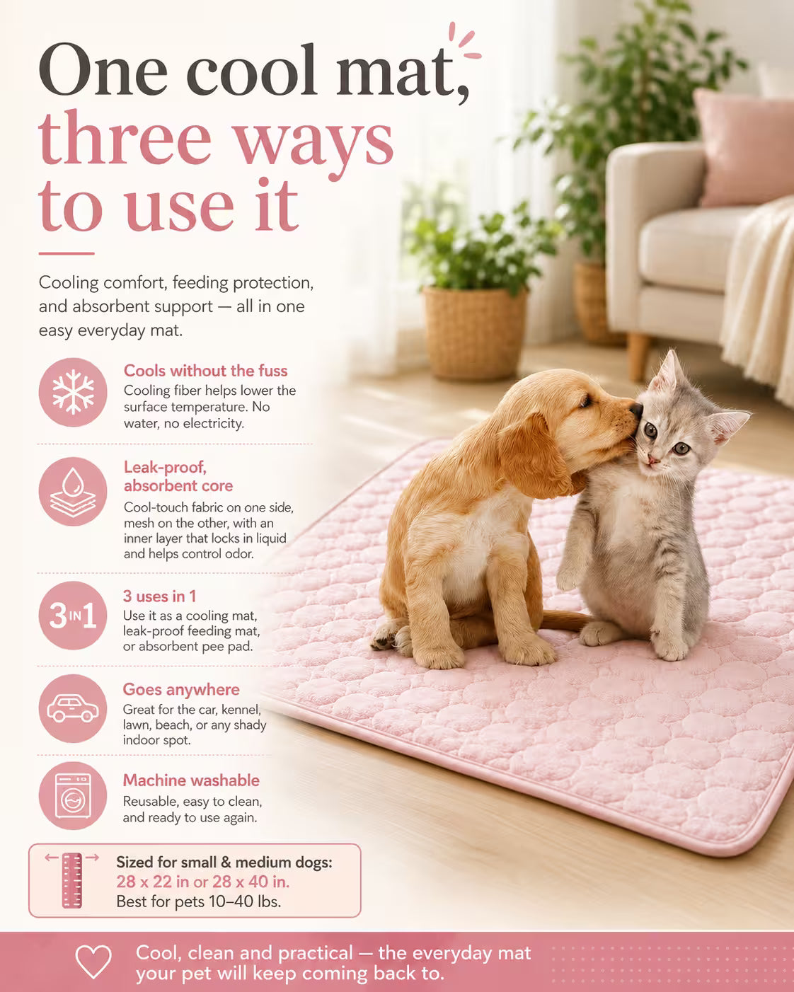 FrostPad Cooling Mat for Dogs & Cats